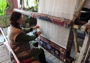 Carpet shops under construction in Azerbaijani districts