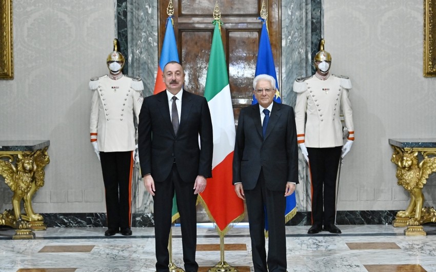 Ильхам Алиев: Азербайджан и Италия реализуют все достигнутые договоренности