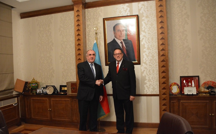 Foreign Minister Elmar Mammadyarov receives incoming Austrian ambassador