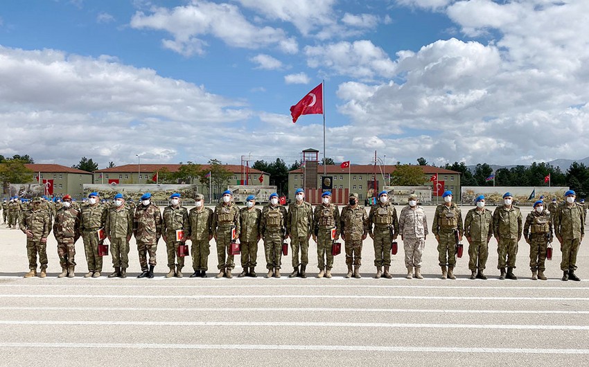 Graduation ceremony of Azerbaijani servicemen participating in courses in Turkey held 