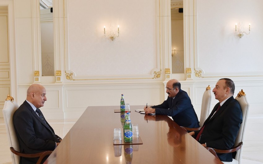 Президент Азербайджана Ильхам Алиев принял генерального директора ИСЕСКО