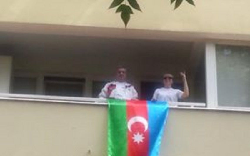 Azerbaijanis living in Germany launched flag campaign on the I European Games