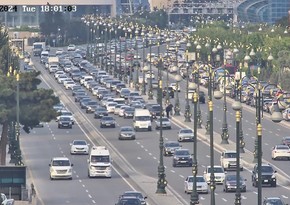 Bakıda yol qəzası sıxlığa səbəb olub