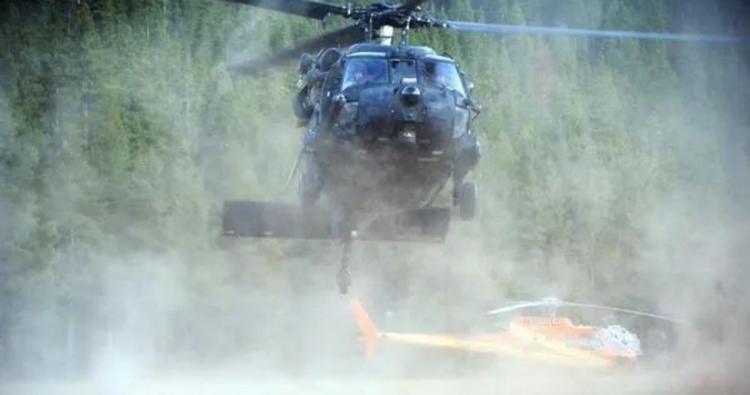 В штате Колорадо потерпел крушение военный вертолет 
