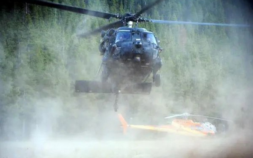 В штате Колорадо потерпел крушение военный вертолет 