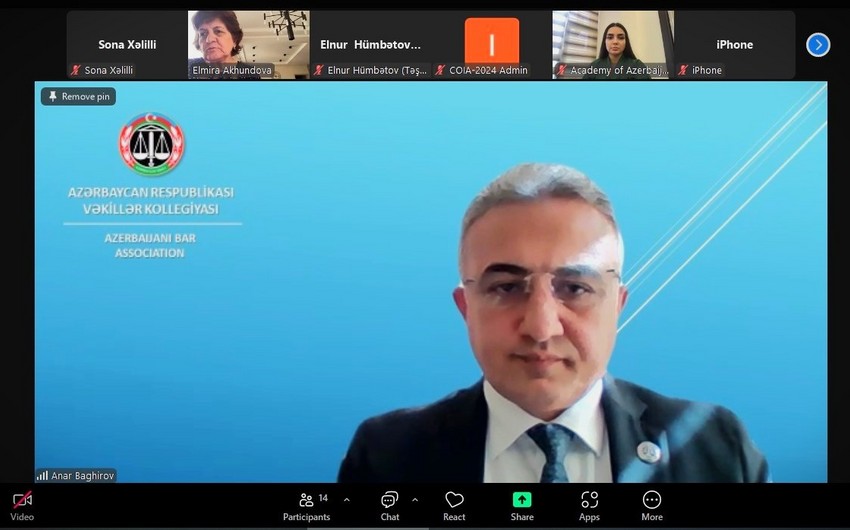 Азербайджан представил инновационные проекты в сфере юридической помощи на международной конференции