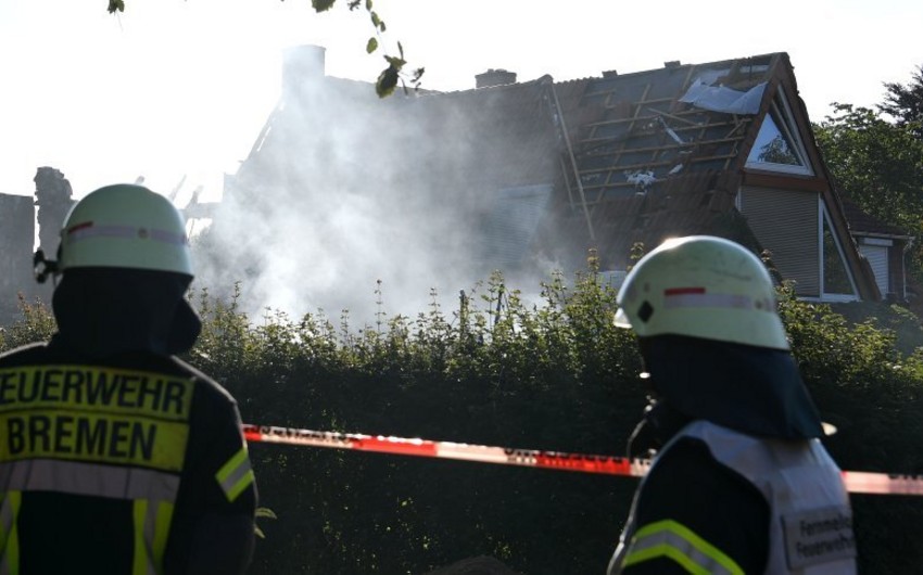 В Германии взрыв разрушил жилой дом до основания, погибли три человека
