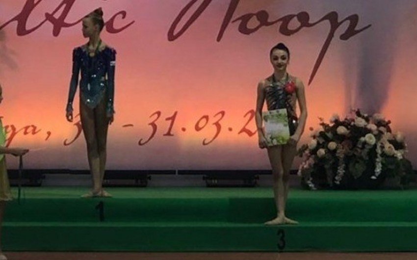 Азербайджанская гимнастка завоевала бронзу международного соревнования