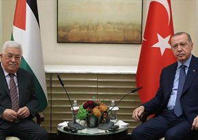 Palestinian President meets with Erdogan