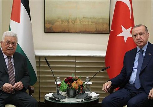 Эрдоган встретился с президентом Палестины