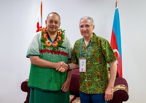 Mukhtar Babayev meets with Tonga PM