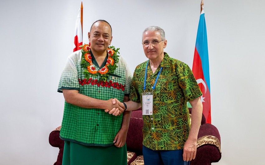 Mukhtar Babayev meets with Tonga PM