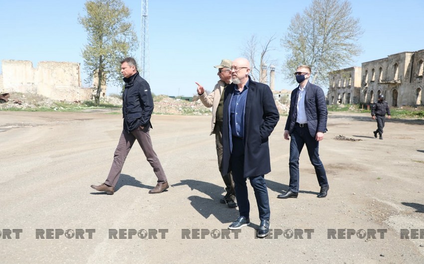 Вице-премьер-министр Украины посетил Агдамский район