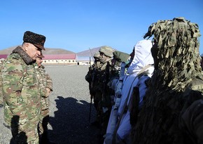 Начальник Генштаба посетил расположенную на границе с Арменией воинскую часть коммандос