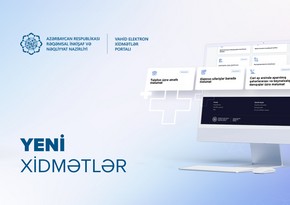 Vahid Elektron Xidmətlər Portalına daha 3 yeni xidmət inteqrasiya olunub
