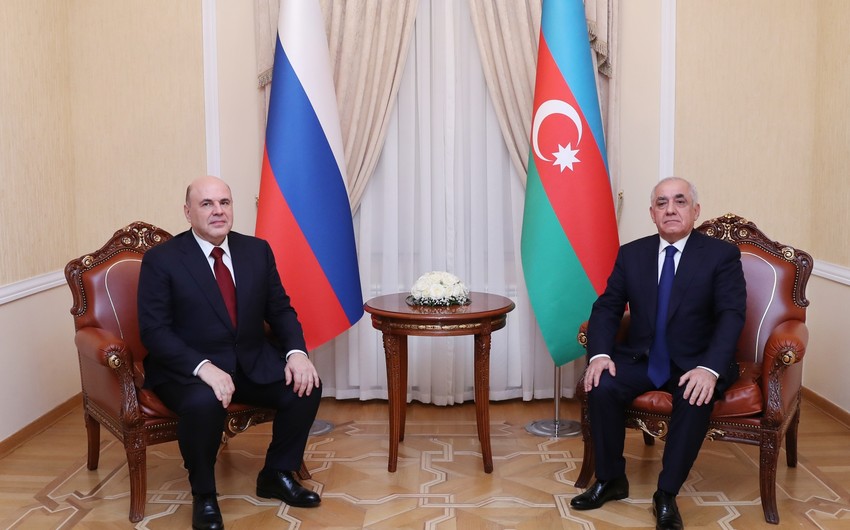 Baku hosts meeting between Azerbaijani, Russian PMs