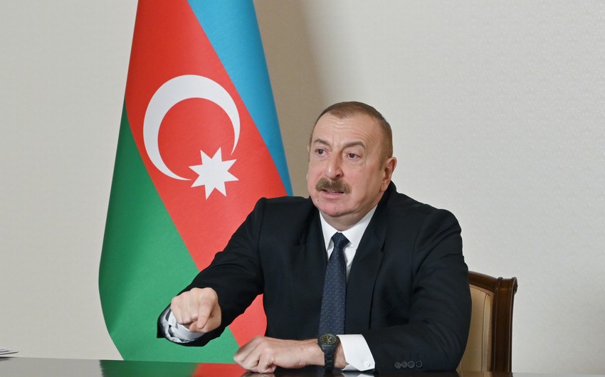 Ильхам Алиев: Тандем НФА-Мусават грабил, разваливал страну