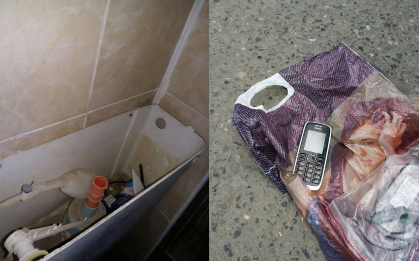 DİM: İmtahandan bir gün əvvəl tualetdə 2, zibil vedrəsində 1 mobil telefon gizlədilib