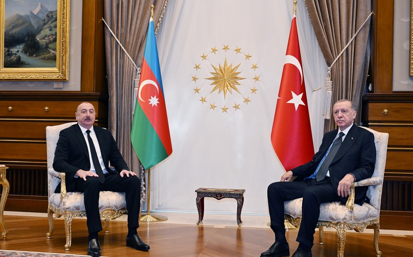 Presidents of Azerbaijan and Türkiye have joint dinner