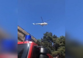 Bakıda sexdə yanğının söndürülməsinə 2 helikopter cəlb edilib - YENİLƏNİB-2
