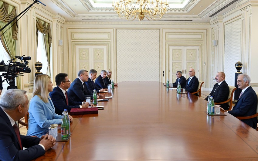 President Ilham Aliyev received Governor of Astrakhan Region of Russia