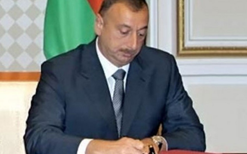 Президент Азербайджана выделил исполнительной власти Губинского района 6 млн манатов на строительство дороги