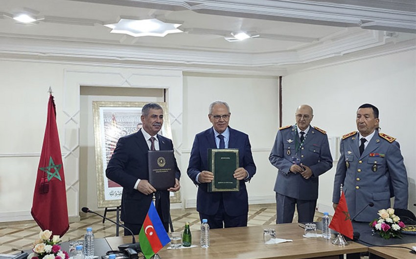 Azerbaijan and Morocco sign agreement on military cooperation