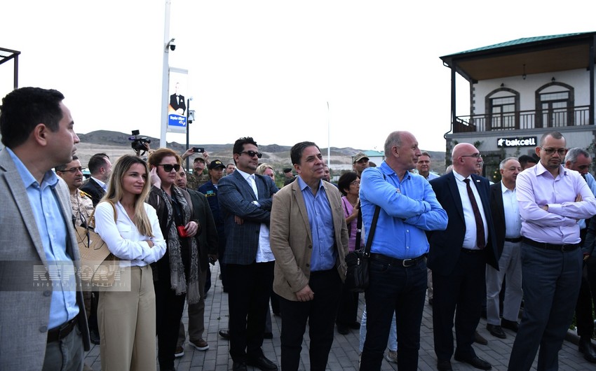 Foreign diplomats visit village of Aghali