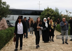 Second delegation of travelers from Georgia visits Azerbaijan's Aghdam