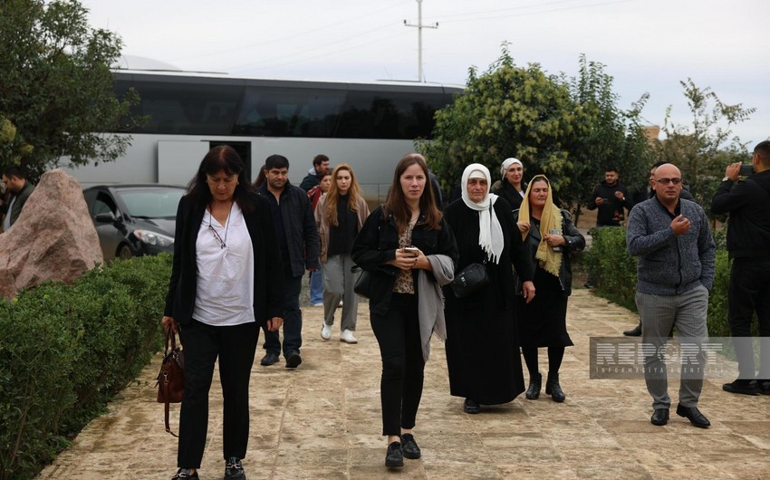 Second delegation of travelers from Georgia visits Azerbaijan's Aghdam