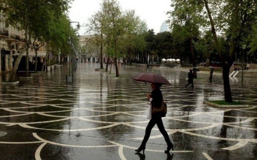Синоптики предупредили о дождях и похолодании в Азербайджане