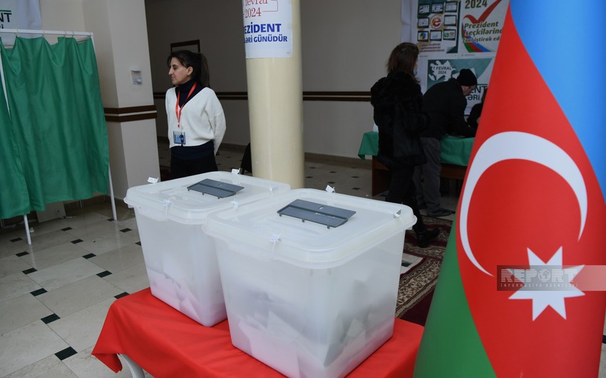ЦИК: 70,85% избирателей проголосовали на выборах президента Азербайджана по состоянию на 17:00