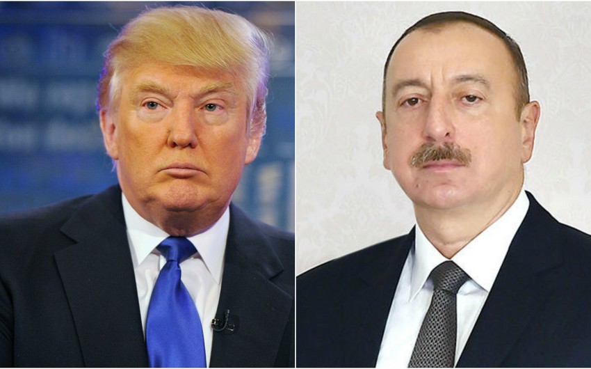 Donald Tramp Prezident İlham Əliyevi təbrik edib
