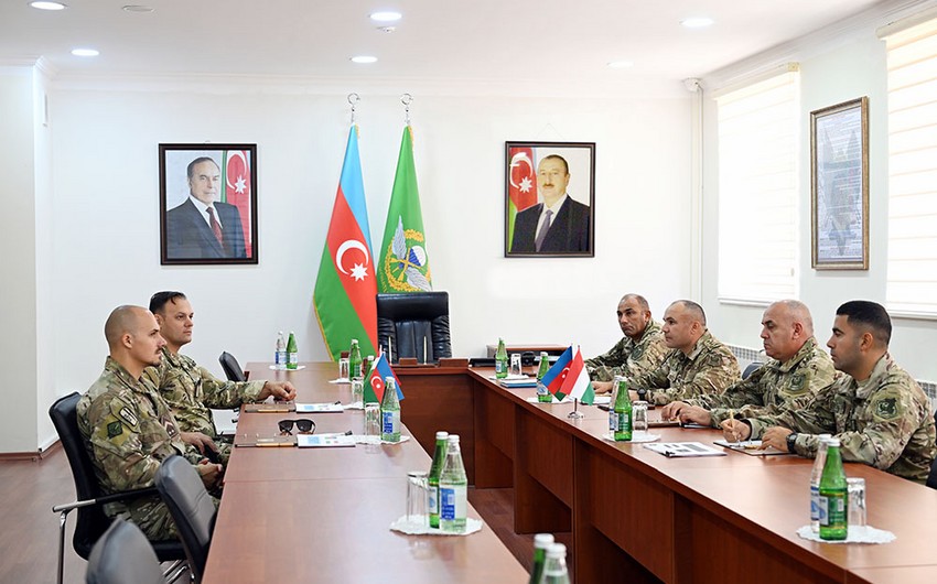 Hungarian delegation visits military unit in Azerbaijan