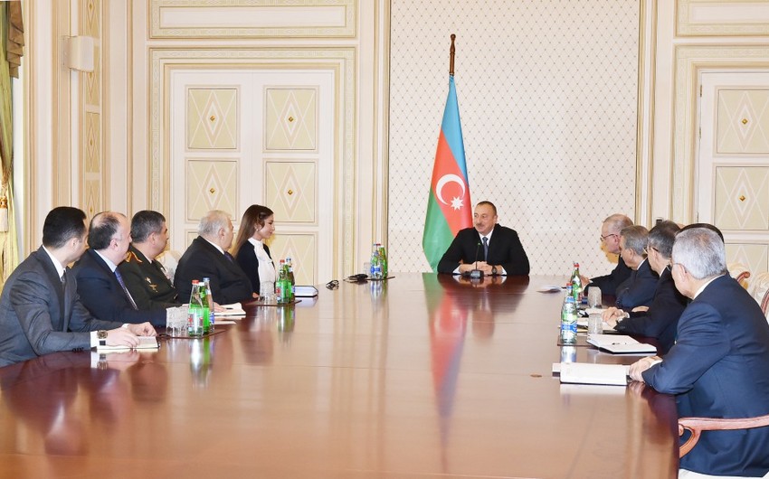 Под председательством президента Азербайджана состоялось заседание Совета безопасности