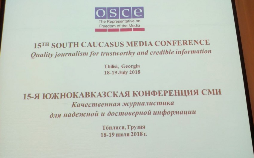 Tbilisidə ATƏT-in regional media konfransı keçirilir