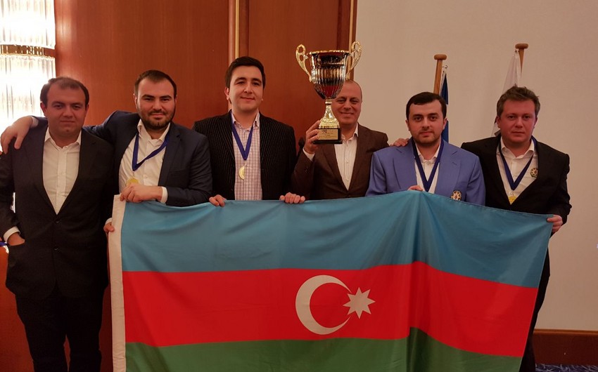 Yunanıstanın Krit adasında Azərbaycan şahmatçılarının mükafatlandırma mərasimi keçirilib