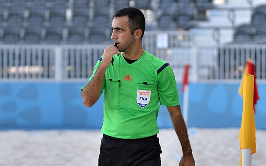 Azerbaijani FIFA referee appointed to Euro Beach Soccer League