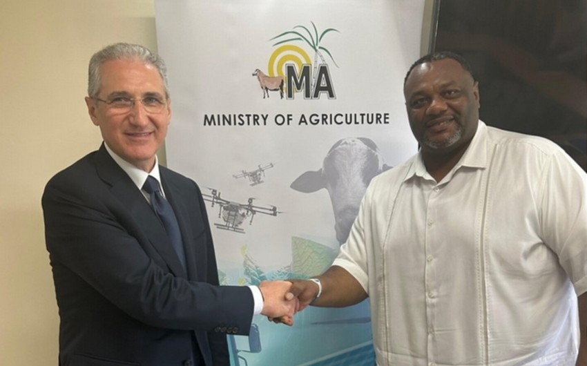 COP29 president meets with Barbados minister of agriculture