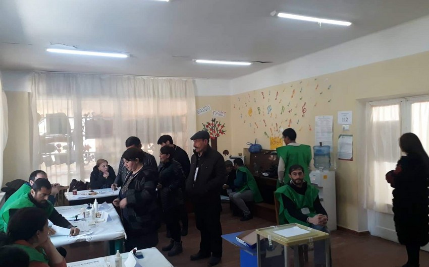 Азербайджанцы Грузии принимают активное участие в президентских выборах