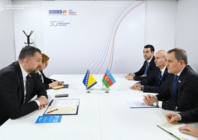 Jeyhun Bayramov meets with the Minister of Foreign Affairs of Bosnia and Herzegovina