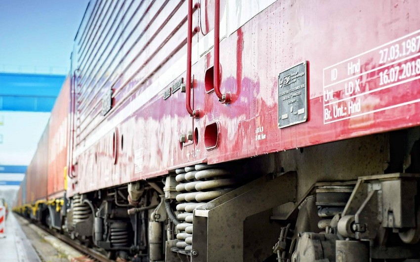 Transport Logistics Center of Kazakhstan to send 10 container trains monthly to Azerbaijan