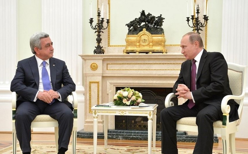 В Москве состоялась встреча президентов России и Армении