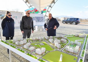 Foundation stone laid for 4th residential complex in Aghdam city