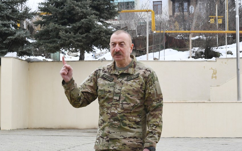 Azerbaijani president vows to destroy any threat coming from Armenia