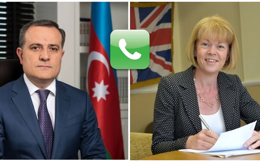  Ceyhun Bayramov Britaniyanın dövlət naziri ilə telefonla danışıb