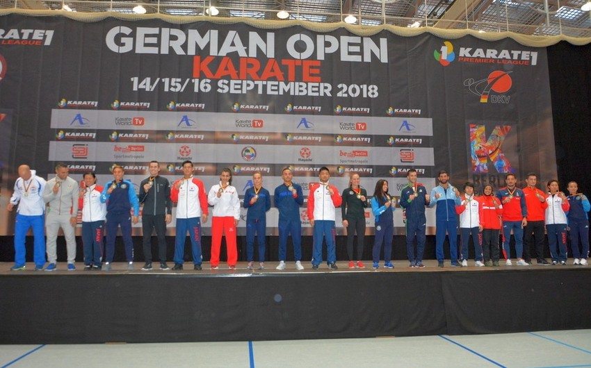 Azərbaycan karateçiləri Berlində iki gümüş və bir bürünc medal əldə ediblər