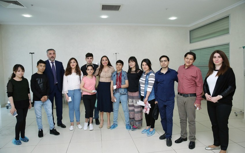Vice-President of Heydar Aliyev Foundation Leyla Aliyeva visits Thalassemia Center