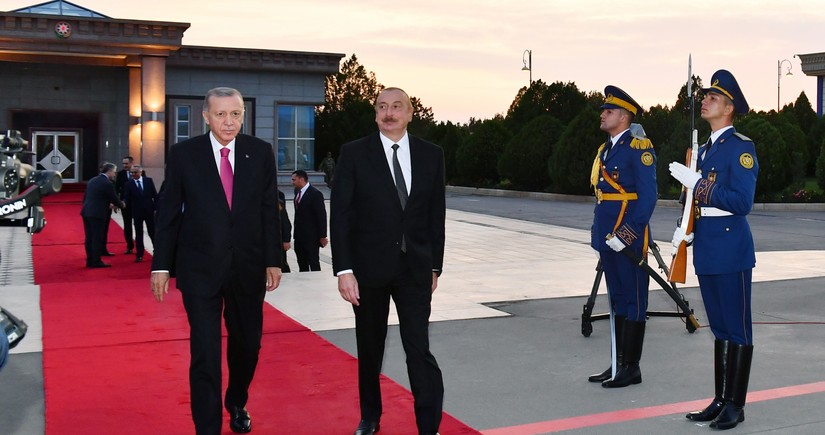 President of Türkiye Recep Tayyip Erdogan completes his official visit to Azerbaijan