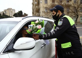 Bakı Şəhər Dövlət Yol Polis İdarəsi xanım sürücüləri və piyadaları təbrik edib